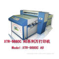 XTR-9880CA0 digital flatbed pad printer direct-to-print on glass-acrylic-ceramic-tile-